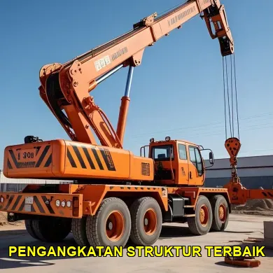 Pengangkatan Struktur dengan Crane di Gedung Sunan Pandanaran RSPD Klaten